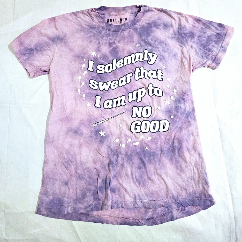 EUC Harry Potter Quote Tye-Dye Tee